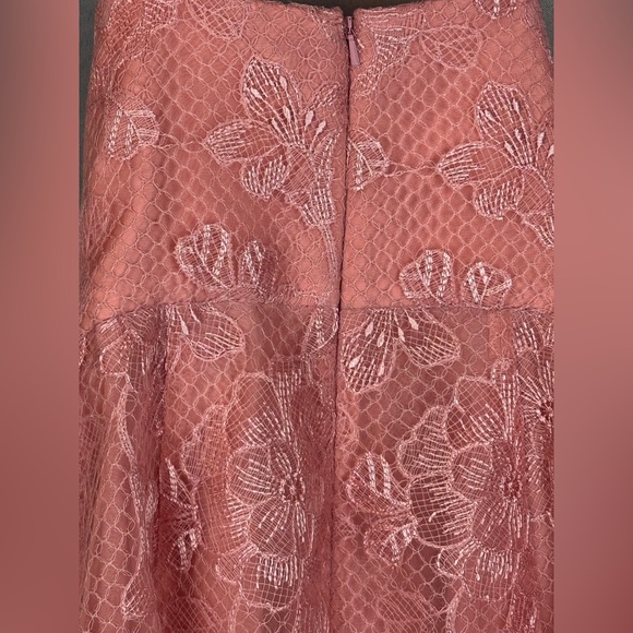 Monique Lhuiller Louisa Lace Strapless ALine Cocktail Dress- Sz 4 - Picture 6 of 10